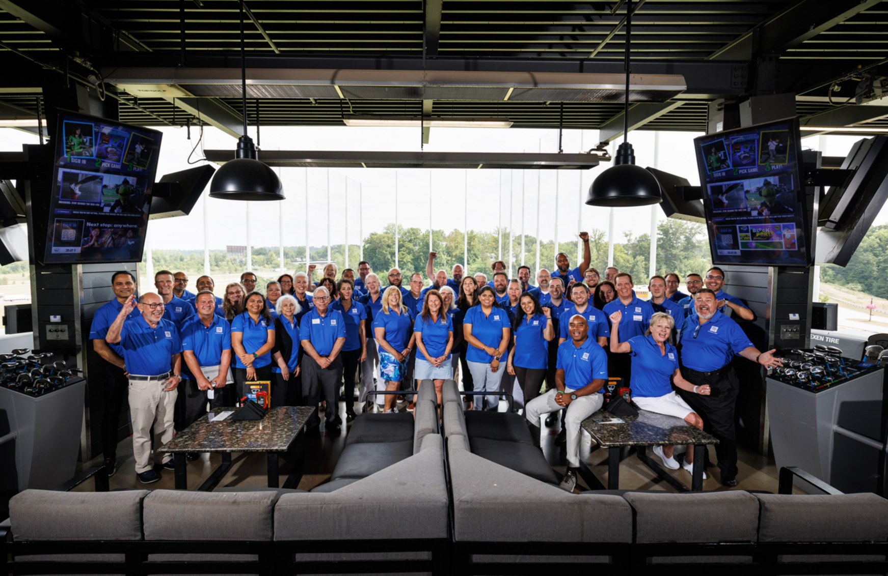 Top Golf Team Photo